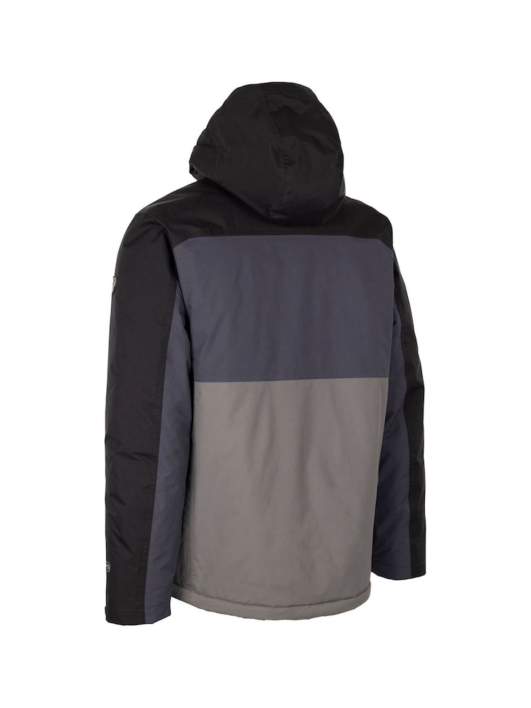 Trespass Dulverton Padded Black Jacket - Imagen 2 de 2