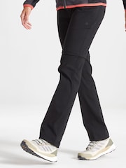 Craghoppers Kiwi Pro Convertible Black Trousers - Image 2 of 6