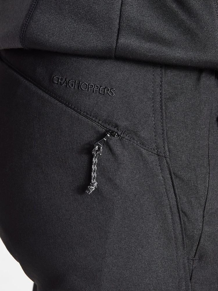 Craghoppers Kiwi Pro Convertible Black Trousers - Image 6 of 6