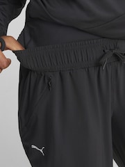 Puma Black Womens Modest Activewear Wide Leg Training Joggers - Image 3 of 3
