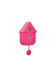 Karlsson Bright Pink Modern Cuckoo ABS Wall Clock - Image 2 of 4