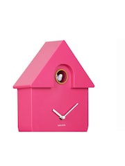 Karlsson Bright Pink Modern Cuckoo ABS Wall Clock - Image 4 of 4