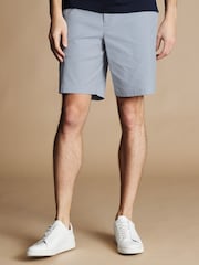 Charles Tyrwhitt Blue Cotton Stripe Shorts - Image 1 of 6