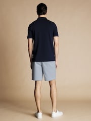 Charles Tyrwhitt Blue Cotton Stripe Shorts - Image 4 of 6
