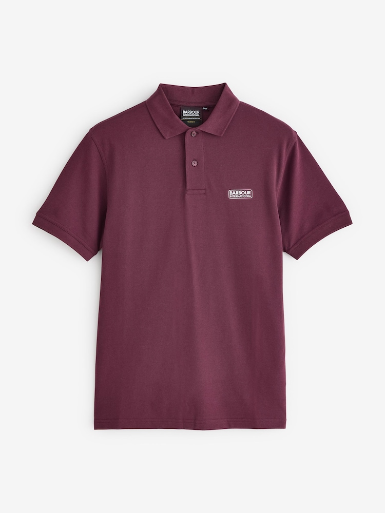 Barbour® International 100% Cotton Essential Polo Shirt - Image 5 of 5