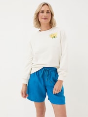FatFace Eve Natural Lemons Crew Sweatshirt - Image 1 of 6