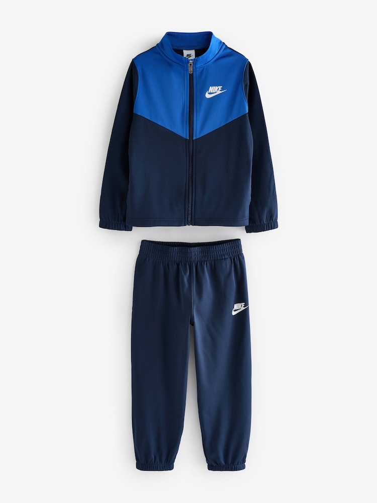 Nike Blue Kids Tricot Little Tracksuit - Image 1 of 8
