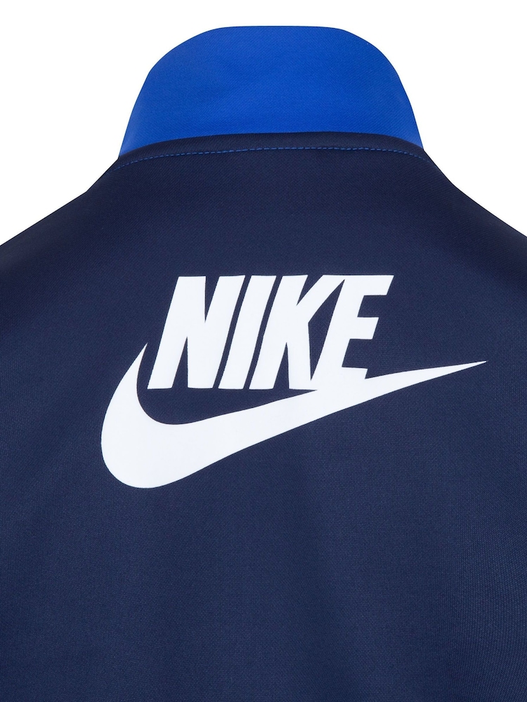 Nike Blue Kids Tricot Little Tracksuit - Image 8 of 8
