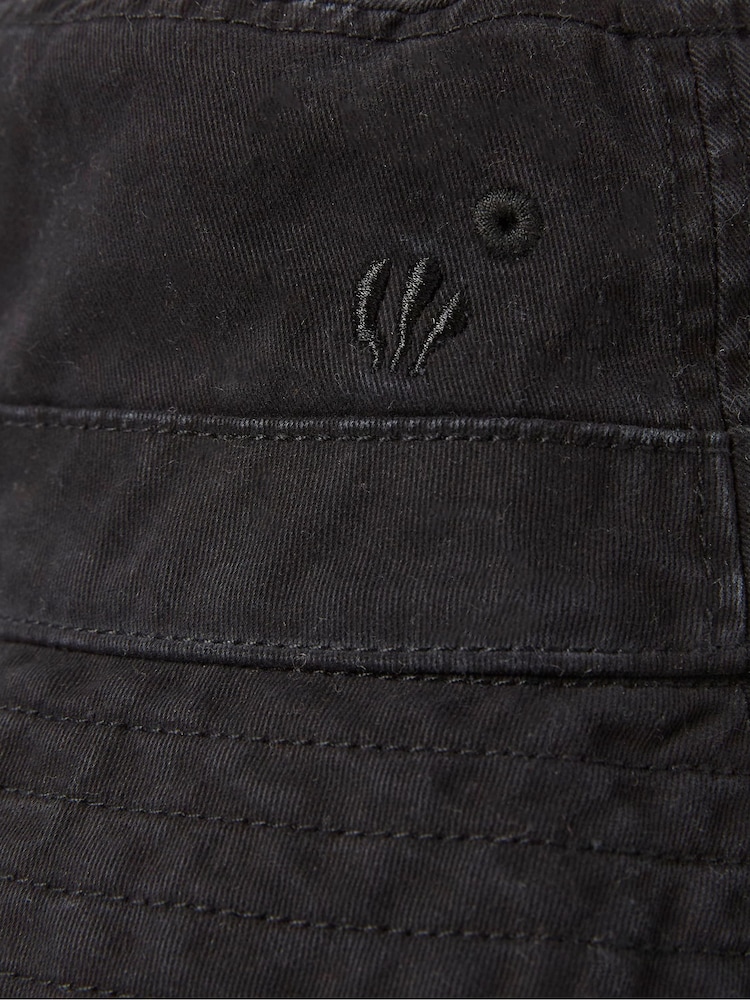 FatFace Black Bucket Hat - Image 2 of 2