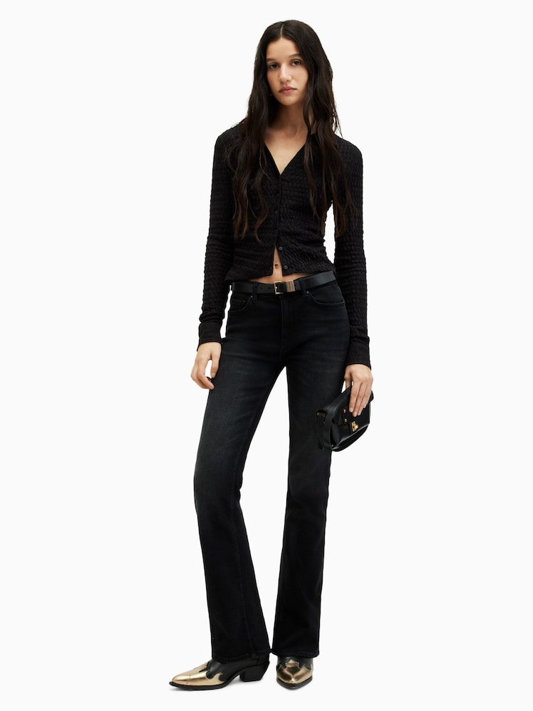 Zwart - AllSaints Charli Shirt - Image 4 of 6