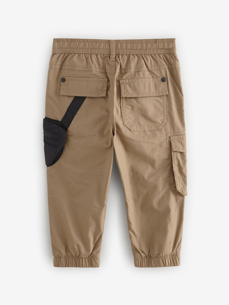 Riñonera de color marrón tostado - Pantalones cargo de algodón 100 % con forro (3meses-7años) - Imagen 2 de 4 Riñonera de color marrón tostado - Pantalones cargo de algodón 100 % con forro (3meses-7años) - Imagen 2 de 4