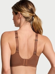Victoria's Secret Caramel Brown Back Close Featherweight Max High Support Sports Bra - Image 2 of 4