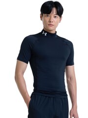 Under Armour Black Heat Geat Armour Mock Neck T-Shirt - Image 4 of 10