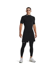 Under Armour Black Heat Geat Armour Mock Neck T-Shirt - Image 5 of 10