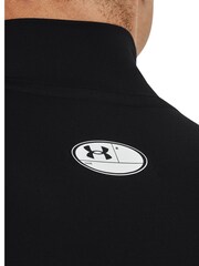 Under Armour Black Heat Geat Armour Mock Neck T-Shirt - Image 8 of 10