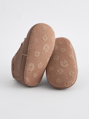 Marrón tostado - Zapato Oxford de bebé con velcro (0-24 meses) - Imagen 4 de 5