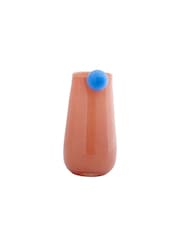 pt, Soft Orange Bolita Glass Vase Medium - Image 3 of 4