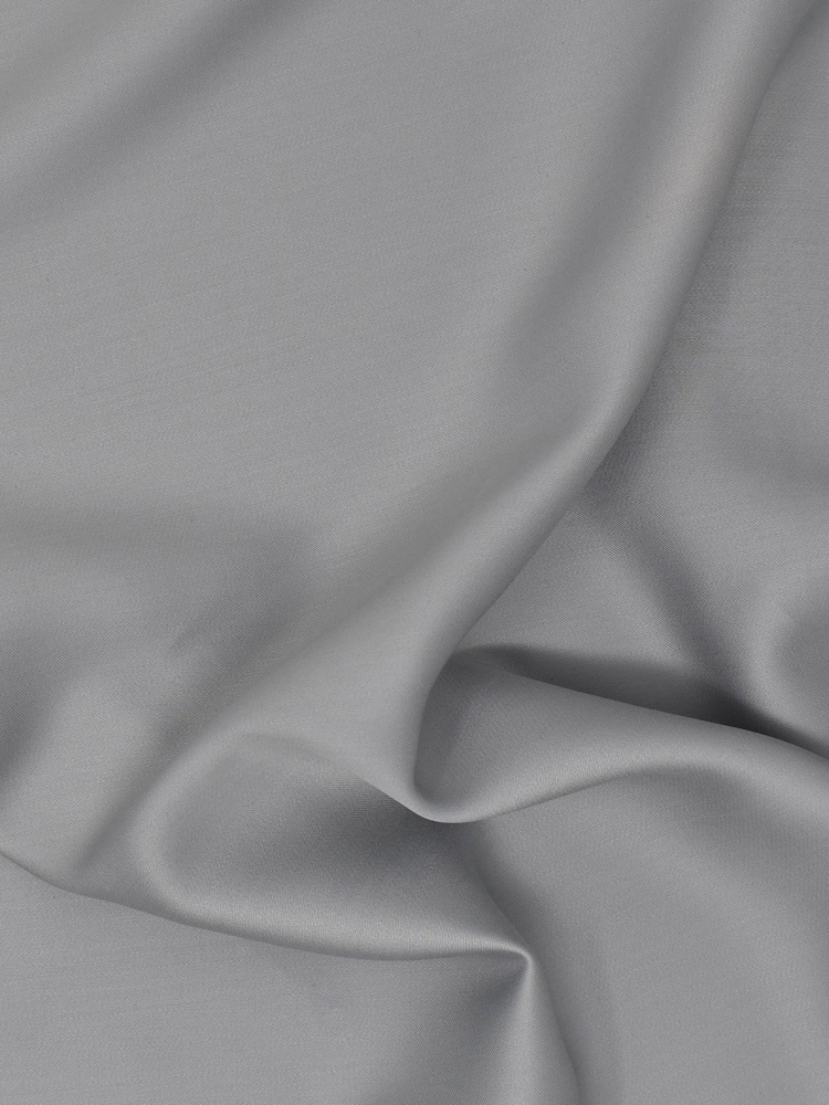 Panda London Set of 2 Quiet Grey Kids Bamboo Viscose Fitted Cotbed Fitted Sheets - Image 3 of 3