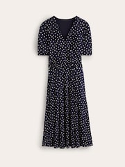 Boden Blue Petite Kassidy Jersey Midi Dress - Image 5 of 5