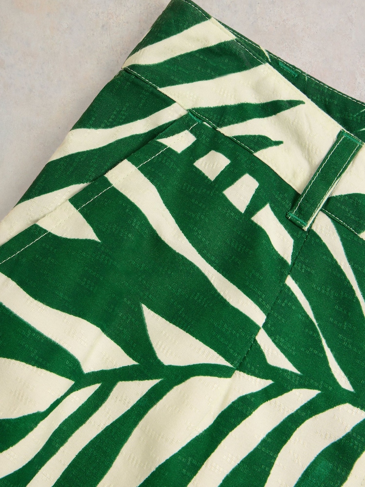 White Stuff Green Lucinda EcoVero™ Wide Trousers - Image 7 of 7