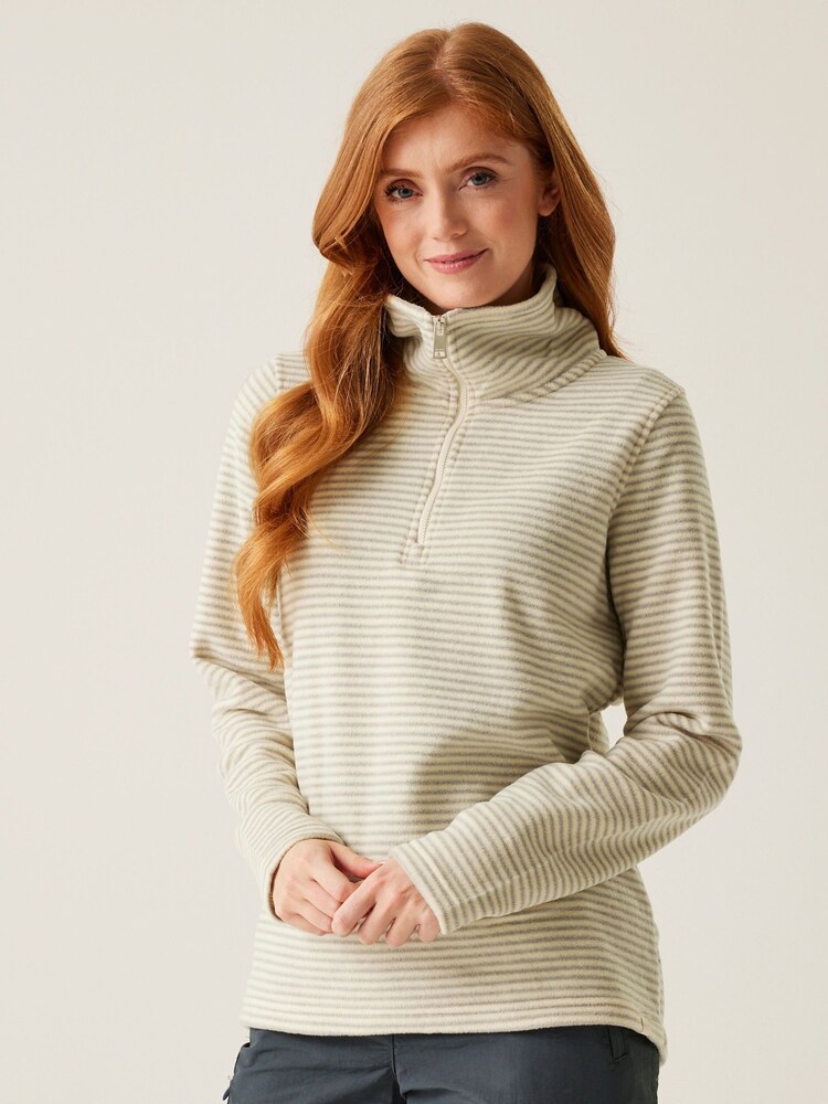 Regatta Cream Solenne Half Zip Fleece - Image 1 of 8 Regatta Cream Solenne Half Zip Fleece - Image 1 of 8