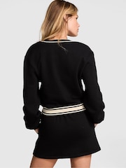 Victoria's Secret PINK Black Fleece Cardigan - Image 2 of 4