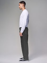 Black Acid Washed - Jeansy w stylu vintage ze stretchem - Image 3 of 9