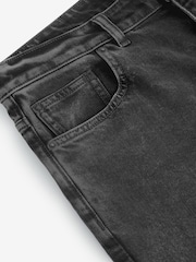 Black Acid Washed - Jeansy w stylu vintage ze stretchem - Image 6 of 9