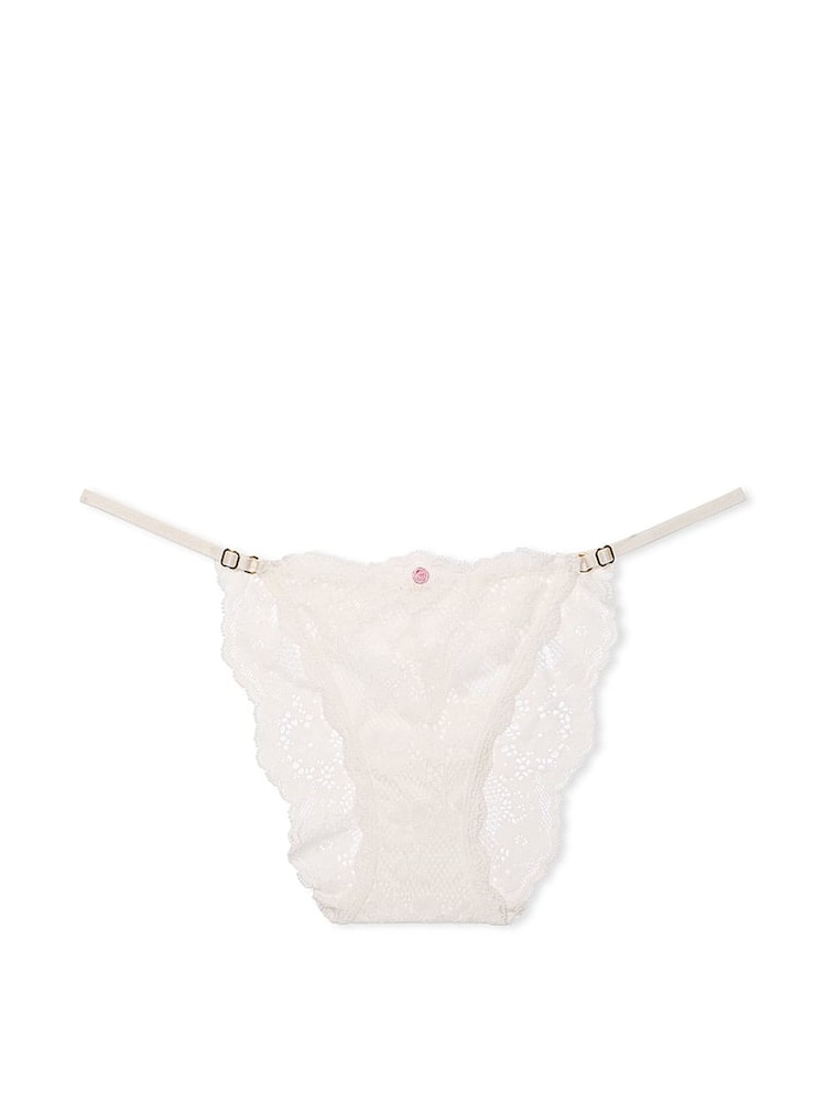 Victoria's Secret Coconut White Bikini Lace Knickers - Image 3 of 3 Victoria's Secret Coconut White Bikini Lace Knickers - Image 3 of 3