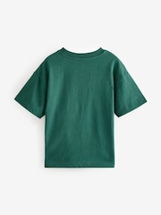 Green Milwaukee Bucks NBA Licensed 100% Cotton T-Shirt (3-16yrs) - Image 2 of 3