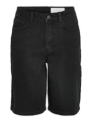 NOISY MAY Jort Länger geschnittene Jeansshorts in lockerer Passform - Bild 4 von 5
