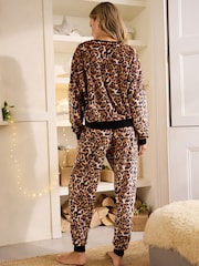 Animal Print Supersoft Long Sleeve Pyjamas - Image 4 of 10