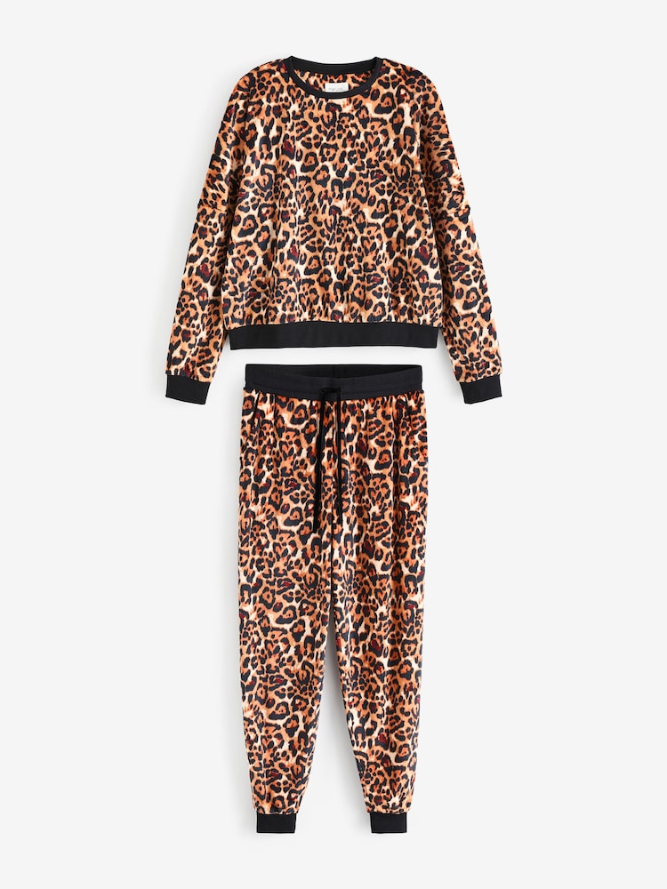 Animal Print Supersoft Long Sleeve Pyjamas - Image 6 of 10