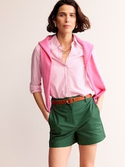 Boden Green Westbourne Sateen Shorts - Image 1 of 5