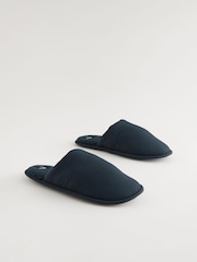 Navy Blue Mule Slippers - Image 2 of 7