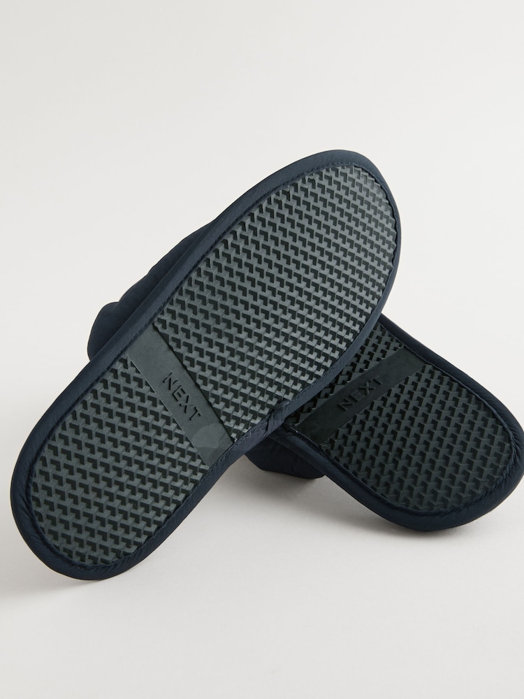 Navy Blue Mule Slippers - Image 7 of 7
