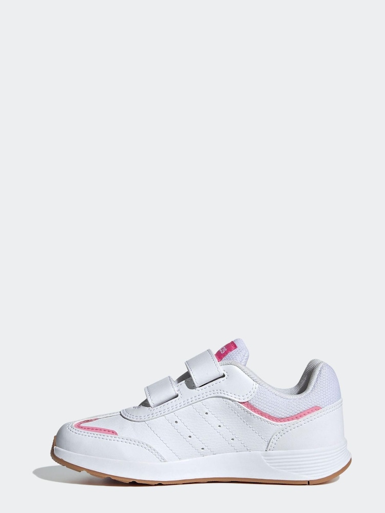 Rosa/blanco - adidas Kids Tensaur Switch Trainers - Imagen 2 de 8