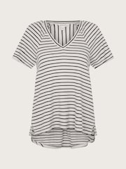 Monsoon Natural Saskia Stripe T-Shirt - Image 5 of 5