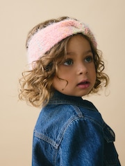 Multi Fluro Knitted Headband - Image 1 of 4