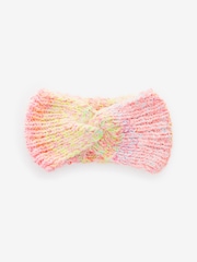 Multi Fluro Knitted Headband - Image 4 of 4