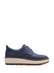 Clarks Blue Nubuck OriannaW Move Shoes - Image 1 of 6