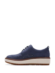 Clarks Blue Nubuck OriannaW Move Shoes - Image 2 of 6