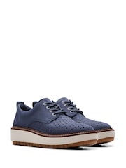 Clarks Blue Nubuck OriannaW Move Shoes - Image 3 of 6