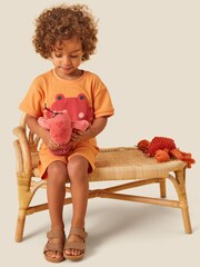 MORI Orange Organic Cotton & Bamboo Short Sleeve T Shirt - Image 3 of 5