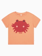 MORI Orange Organic Cotton & Bamboo Short Sleeve T Shirt - Image 5 of 5