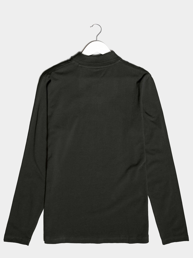 أسود - BadRhino Big & Tall Essential 100% Cotton Long Sleeve Polo Shirt - صورة 3 من 3 أسود - BadRhino Big & Tall Essential 100% Cotton Long Sleeve Polo Shirt - صورة 3 من 3