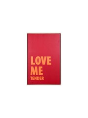 pt, Red Love Me Tender Wall Art - Image 2 of 3