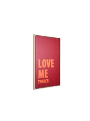 pt, Red Love Me Tender Wall Art - Image 3 of 3