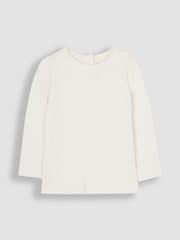 JoJo Maman Bébé Duck Egg 3-Pack Pretty Round Neck Tops - Image 5 of 7