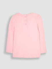 JoJo Maman Bébé Duck Egg 3-Pack Pretty Round Neck Tops - Image 6 of 7